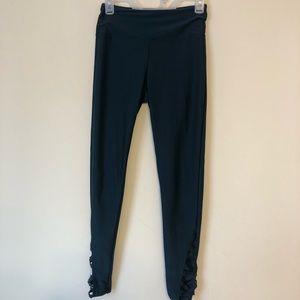 teal leggings